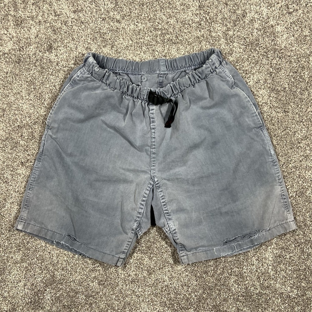 Vintage Gramicci G Shorts Size Small Faded Grayish Blue Dye Distressed Gorpcore